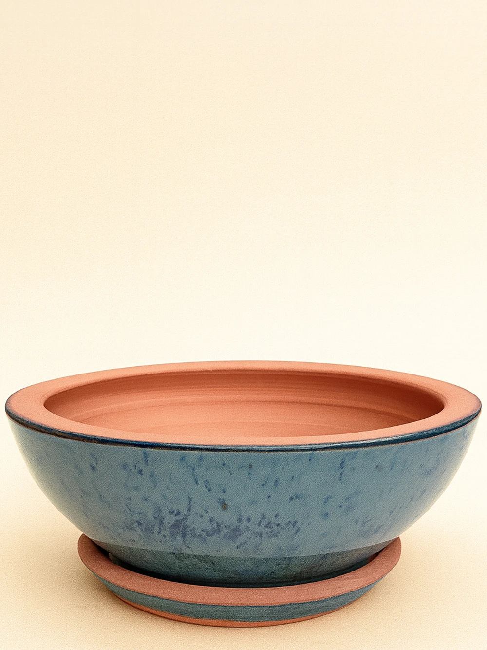 Yayvan Lacivert Sırlı Ø26cm Yayvan Lacivert Sırlı Ø26cm - saksilar - Lalezar Botanik